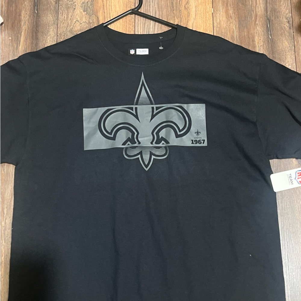 NFL New Orleans Saints Black Graphic T-Shirt XL
